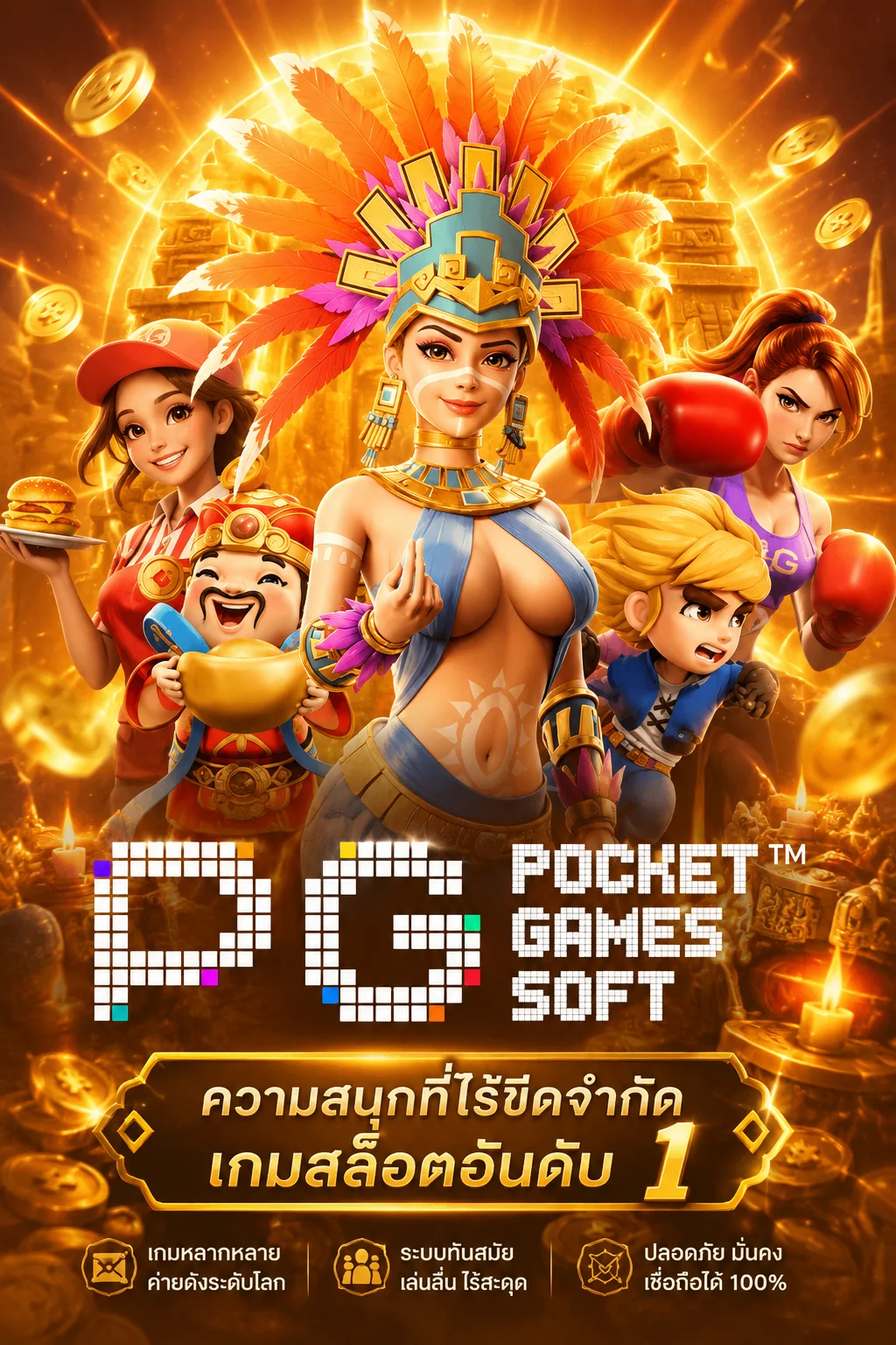 สล็อตเว็บตรง DEBET เกมสล็อตออนไลน์ PG Slot แตกง่าย